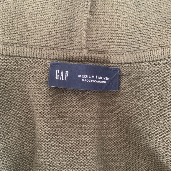 GAP Linen Blend Cardigan Sweater - Picture 4 of 5